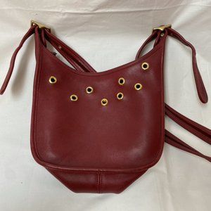 Unbranded red leather bag